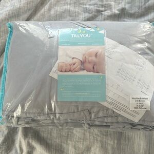 Microfiber crib bumper